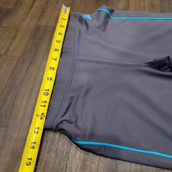 FILA SPORT Workout Leggings Activewear Gray Blue Sports Gym Girls Size L 14 - Picture 7 of 8